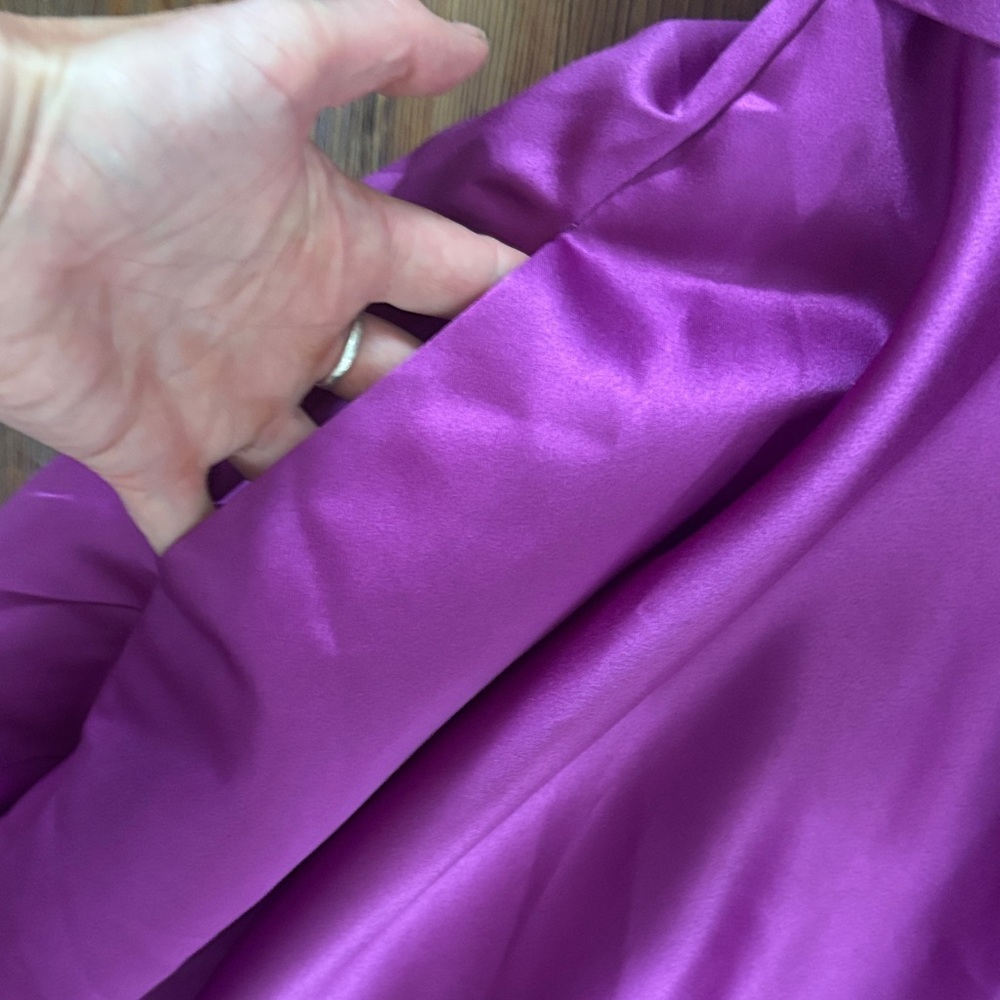 Elegant Purple One-Shoulder Formal/Bridesmaid Dresses Size 8 left NWT - Picture 4 of 9